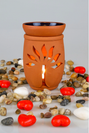 Hayat Ağacı El Yapımı Çömlek Buhurdanlık Tütsülük&hellip;