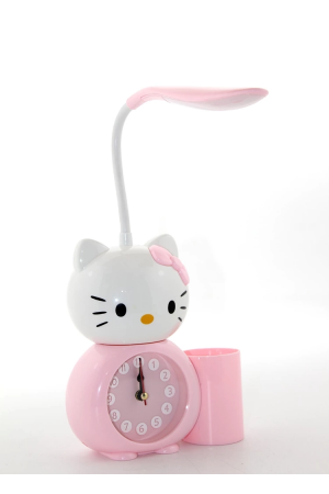 Hello Kitty Masa Lambası Saat Ve Kalemlik Alk2584…