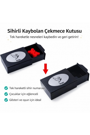 Herşeyi Kaybeden Sihirli Kutu Sihirli Çekmece 3x10x7 Cm&hellip;