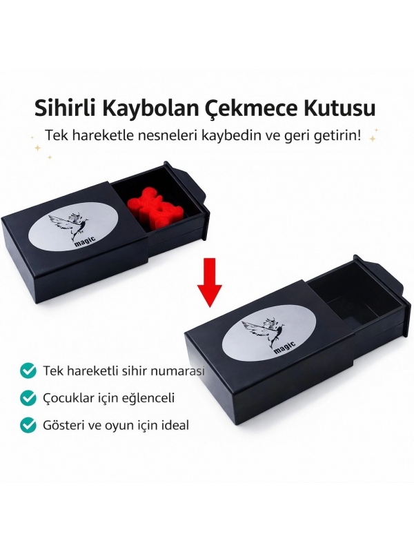 Herşeyi Kaybeden Sihirli Kutu Sihirli Çekmece 3x10x7 Cm&hellip;
