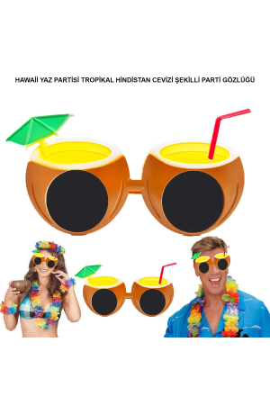 Hindistan Cevizi Tropikal Hawaii Yaza Merhaba Parti Gözlüğü&hellip;