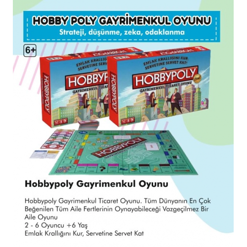 Hobby Poly Gayrimenkul Emlak Ticareti Oyunu Hobby Poly Gayrimenkul Emlak Ticareti Oyunu