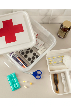 İlk Yardım Saklama Kutusu - Ecza Kutusu (kızılhaç)&hellip;