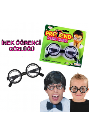 İnek Öğrenci Gözlüğü Şaka Gözlüğü&hellip;