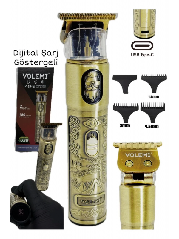 Ip-1949 Şarj Göstergeli Sakal Lazer Öncesi Vücut Ense Çizim Kişisel &hellip;