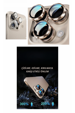 İphone 16 Pro Kamera Lens Koruyucu Naturel&hellip;