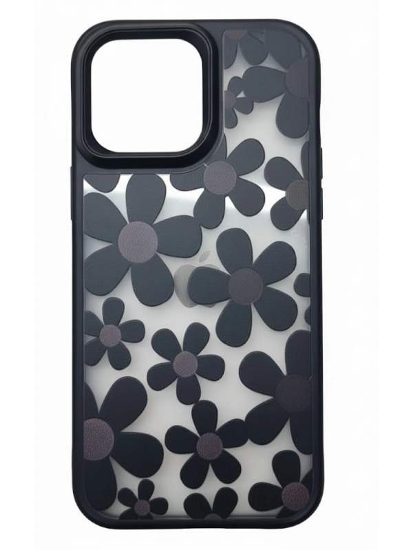 İphone 16 Pro Max Çiçekli Kılıf Bağlama Aparatlı Siyah… İphone 16 Pro Max Çiçekli Kılıf Bağlama Aparatlı Siyah…
