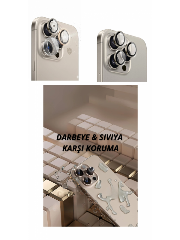 İphone 16 Pro Max Kamera Lens Koruyucu Naturel… İphone 16 Pro Max Kamera Lens Koruyucu Naturel…