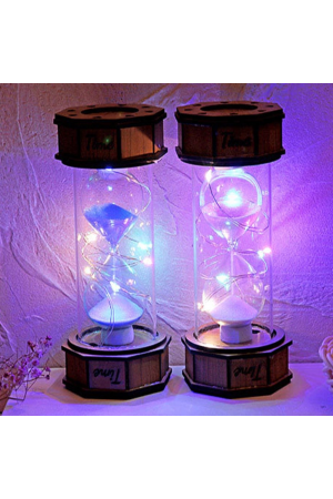 Işikli Dekoratif Ahşap Kum Saati&hellip;