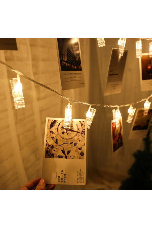 Işıklı Mandallı Fotoğraf Albümü 5m - 30 Led…