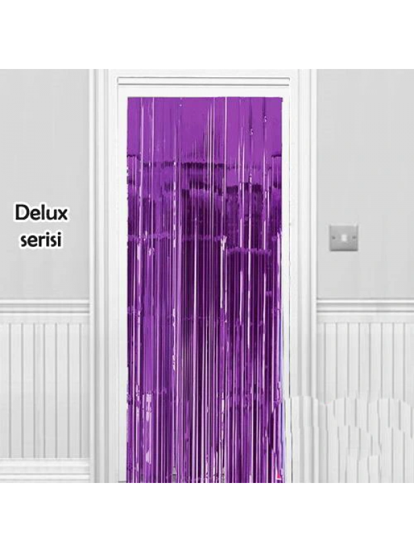 Işıltılı Duvar Ve Kapı Perdesi Mor Renk 90x200 Cm&hellip;