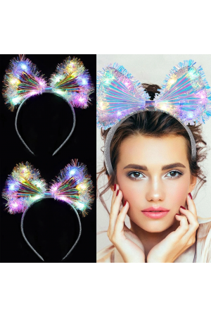 Işıltılı Fiber Fiyonk Gece Tacı Işıklı Ledli Eğlence Tacı 1 Adet… Işıltılı Fiber Fiyonk Gece Tacı Işıklı Ledli Eğlence Tacı 1 Adet…