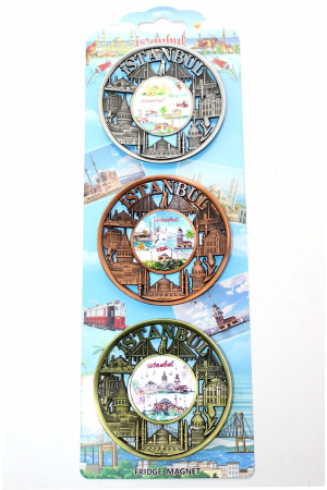 İstanbul Temalı Metal Magnet 3'lü Set Alk2891… İstanbul Temalı Metal Magnet 3'lü Set Alk2891…
