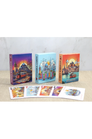 İstanbul Temalı İskambil Oyun Kartı Alk4350…
