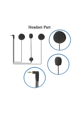 Jack Girişli 3.5mm İntercom Kulaklığı Bt31,bt22,bt35 Uyumlu Motor…