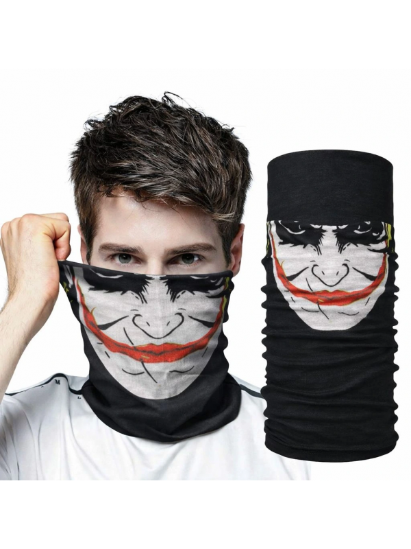 Joker Desenli Çok Amaçlı Buff – Yüz, Boyun Ve Bandana Maskesi 5 No&hellip;
