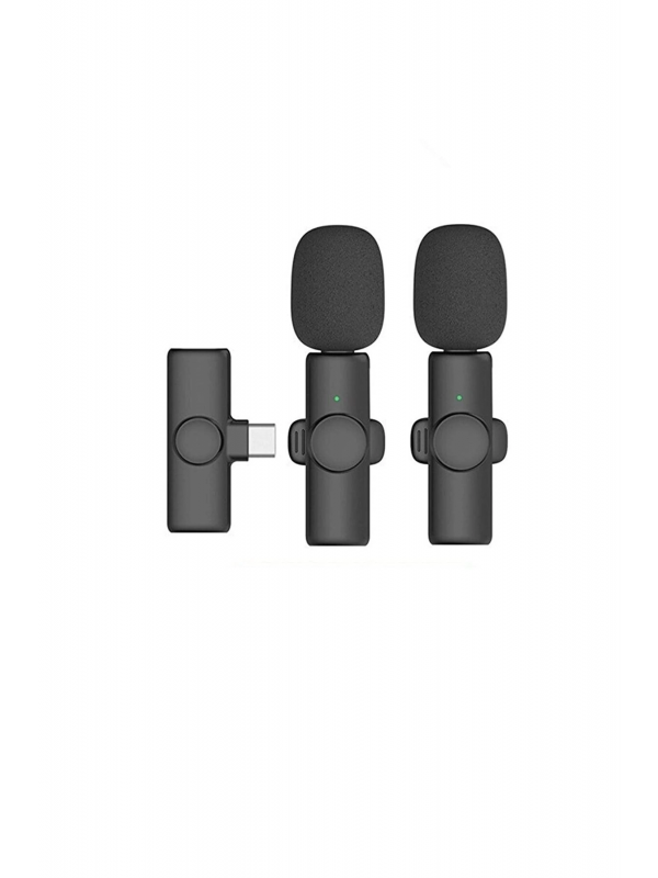 Kablosuz Yaka Mikrofonu Typ-c 2’li Mini Mikrofon&hellip;