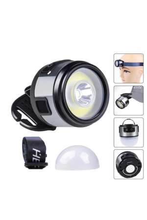 Kafa Lambası Kafa Feneri Şarjlı Profesyonel Cob Fener 7 Modlu&hellip;