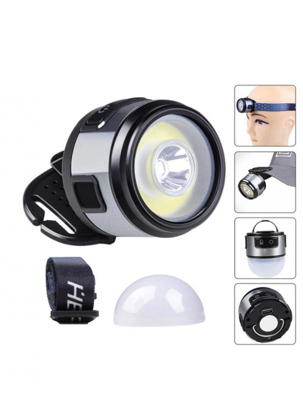 Kafa Lambası Kafa Feneri Şarjlı Profesyonel Cob Fener 7 Modlu&hellip;