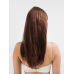 Kahve Renk Uzun Düz Parti Peruğu - Uzun Kahverengi Peruk