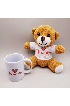 Kahverengi Ayıcık Ve Baskılı Kupa Seti&hellip;