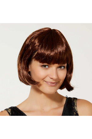 Kahverengi Parti Peruğu Küt Saç… Kahverengi Parti Peruğu Küt Saç…