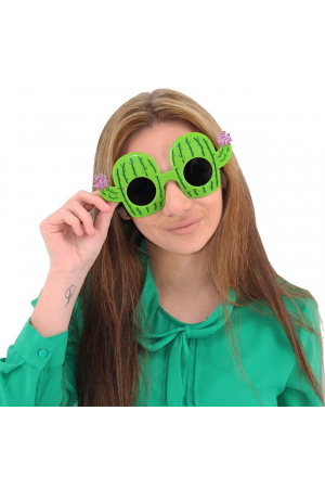 Kaktüs Temalı Hawaii Yaz Partisi Gözlüğü 8.5x18.5 Cm&hellip;