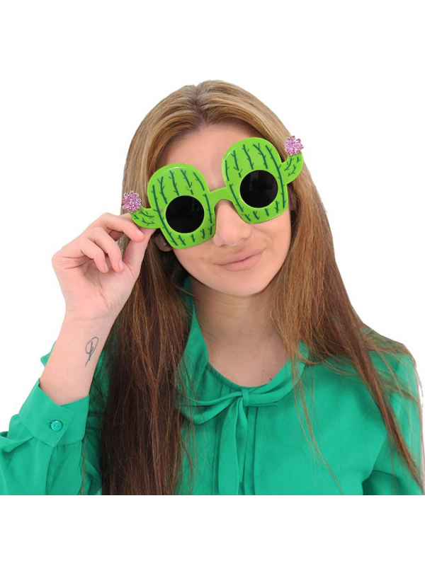 Kaktüs Temalı Hawaii Yaz Partisi Gözlüğü 8.5x18.5 Cm&hellip;