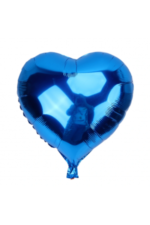 Kalp Balon Folyo Mavi 45 Cm 18 İnç&hellip;