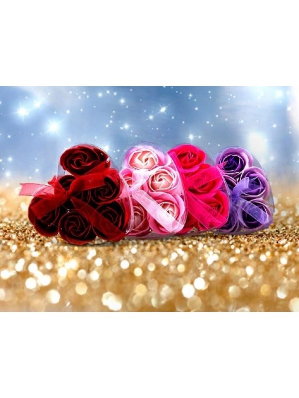 Kalp Kutulu Gül Şeklinde Sabun&hellip;