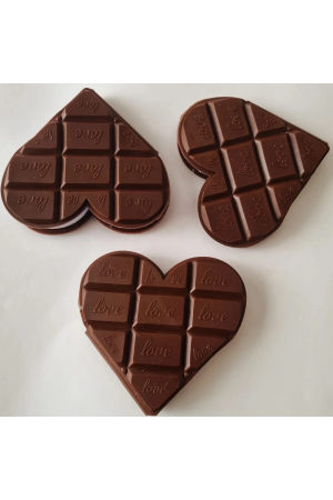 Kalp Tasarımlı Çikolata Not Defteri…
