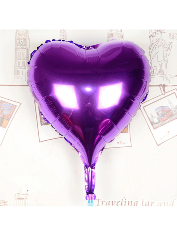 Kalp Uçan Balon Folyo Mor 80 Cm 32 İnç… Kalp Uçan Balon Folyo Mor 80 Cm 32 İnç…