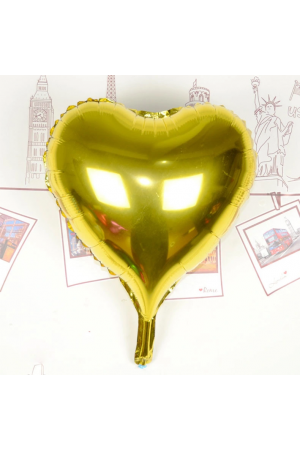 Kalp Uçan Balon Folyo Sarı 80 Cm 32 İnç&hellip;