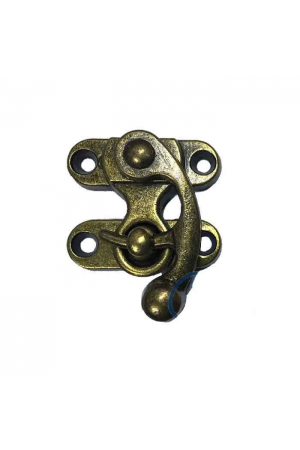 Kancalı Yay Gözü, Ahşap Kutu Klipsi - Küçük, Antik, 1 Adet&hellip;