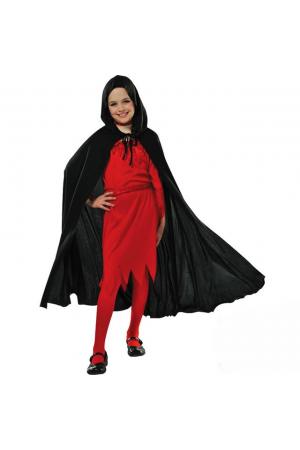 Kapşonlu Siyah Pelerin - Şapkalı Pelerin 90 Cm&hellip;