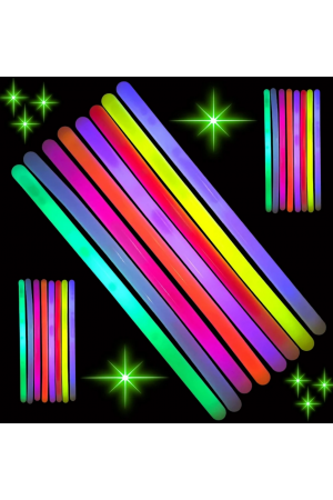 Karanlıkta Parlayan Fosforlu Glow  Kalın Çubuk 30 Cm 1 Adet&hellip;