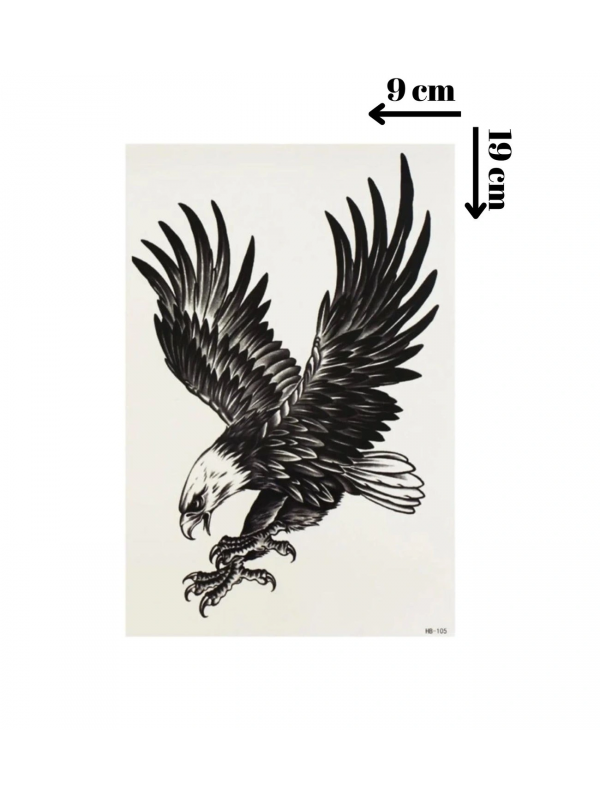 Kartal Geçici Dövme Şablonu - Ff037&hellip;
