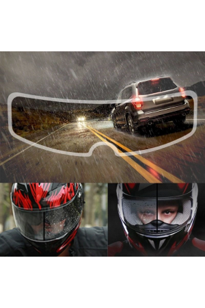 Kask Yağmur Kaydırıcı - Anti-sis Hidrofobik Film… Kask Yağmur Kaydırıcı - Anti-sis Hidrofobik Film…