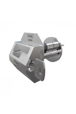 Kilitli Kapı Güvenlik Çelik Rozeti - Sağ&hellip;