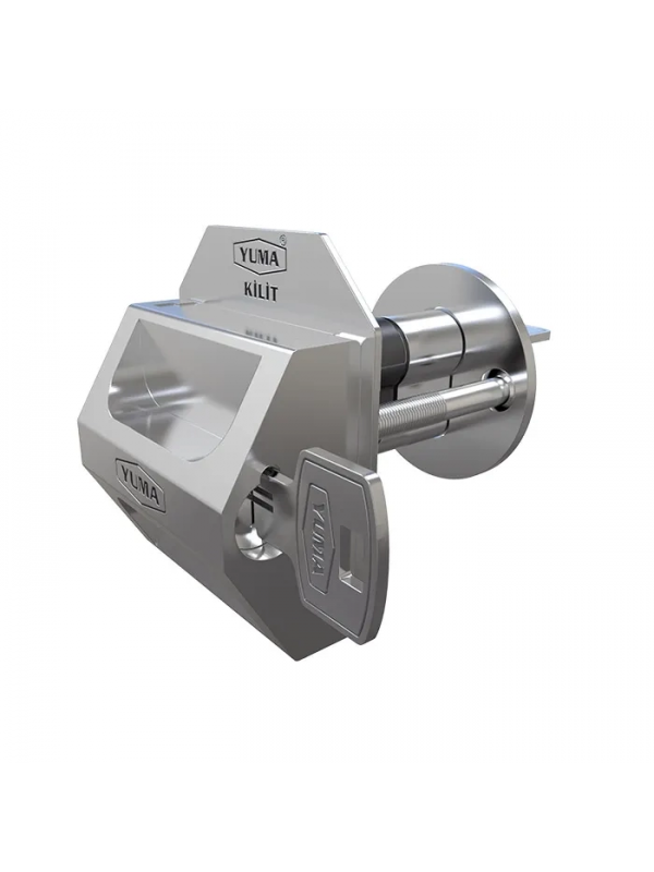 Kilitli Kapı Güvenlik Çelik Rozeti - Sağ&hellip;