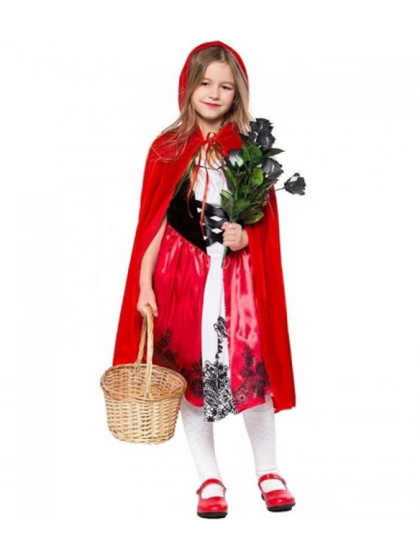 Kırmızı Başlıklı Kız Şapkalı Pelerin 90 Cm&hellip;