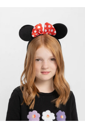 Kırmızı Fiyonklu Minnie Mouse Taç Fare Tacı Kafa Bandı&hellip;