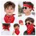 Kırmızı Kovboy Fuları Çocuk Bandana Western Desenli Boyun Fuları Kırmızı Kovboy Fuları Çocuk Bandana Western Desenli Boyun Fuları