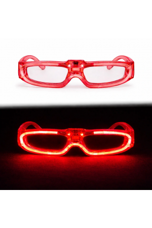 Kırmızı Led Işıklı Parti Gözlüğü 3 Modlu – Glow & Gece Eğ&hellip;