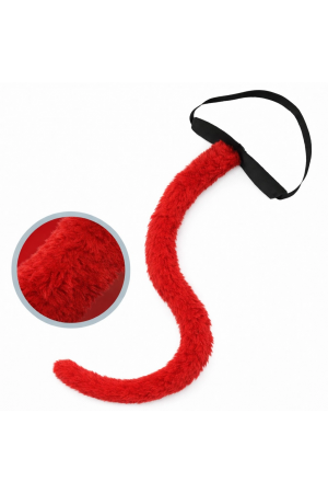 Kırmızı Peluş Kuyruk Şekil Verilebilir 70 Cm&hellip;