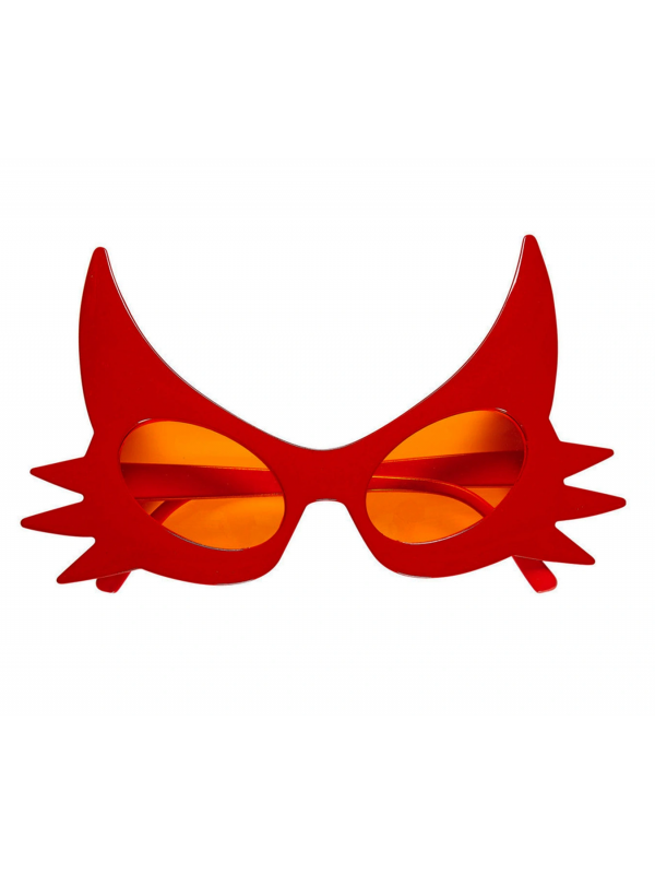 Kırmızı Renk Bıyık Tasarımlı Kedi Gözlüğü 19x11 Cm&hellip;