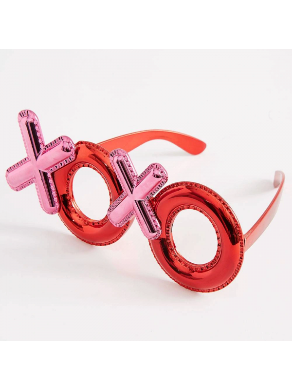 Kırmızı Renk Xoxo Yazılı Parti Gözlüğü 17x7 Cm&hellip;