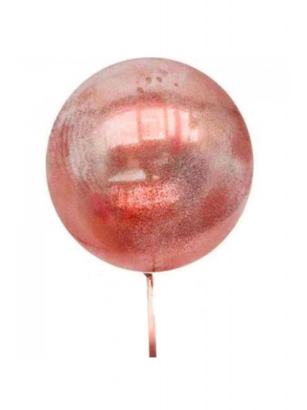 Kırmızı Simli Yuvarlak Şeffaf Balon 24 İnç&hellip;