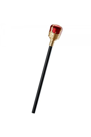 Kırmızı Topuzlu Kral Asası Kraliyet Asası 40 Cm&hellip;