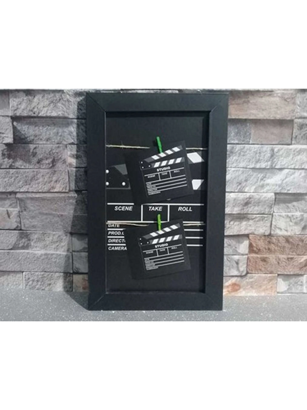 Klaket Tasarımlı İpli Ve Mandallı Fotoğraf Çerçevesi No: 1&hellip;